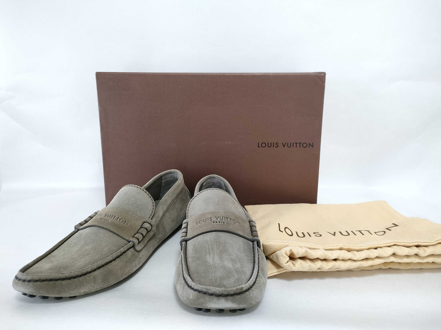 LOUIS VUITTON LOUIS VUITTON Driving Shoes Khaki Other Shoes