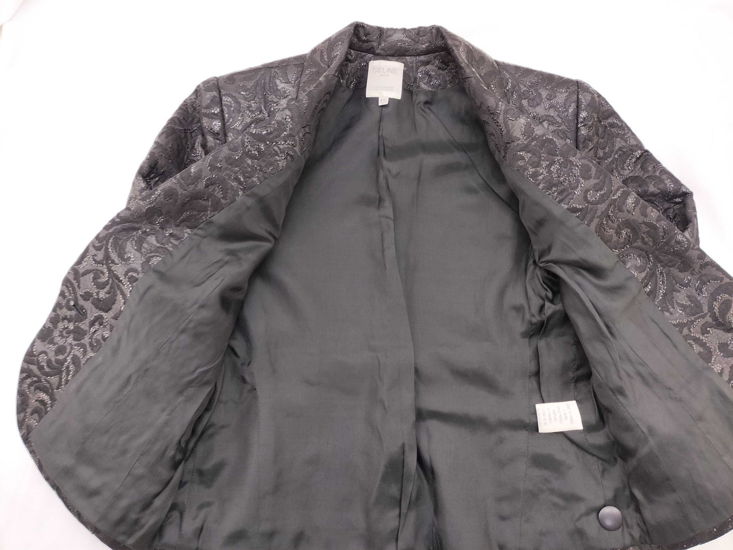 CELINE CELINE Lame Jacket Black Jacket