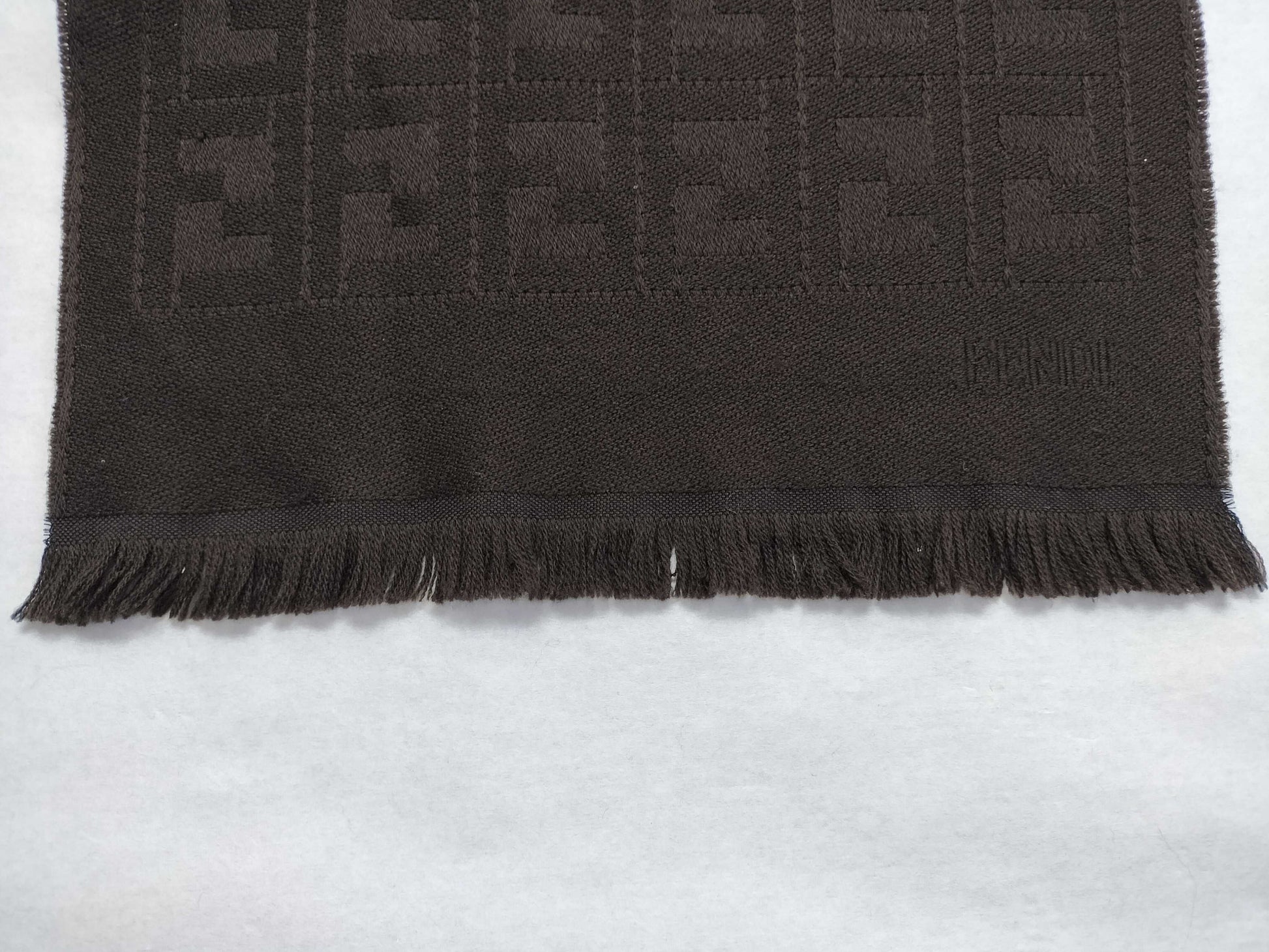 FENDI FENDI Muffler Brown Muffler