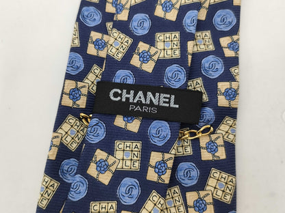CHANEL CHANEL Tie Navy Other Accessories