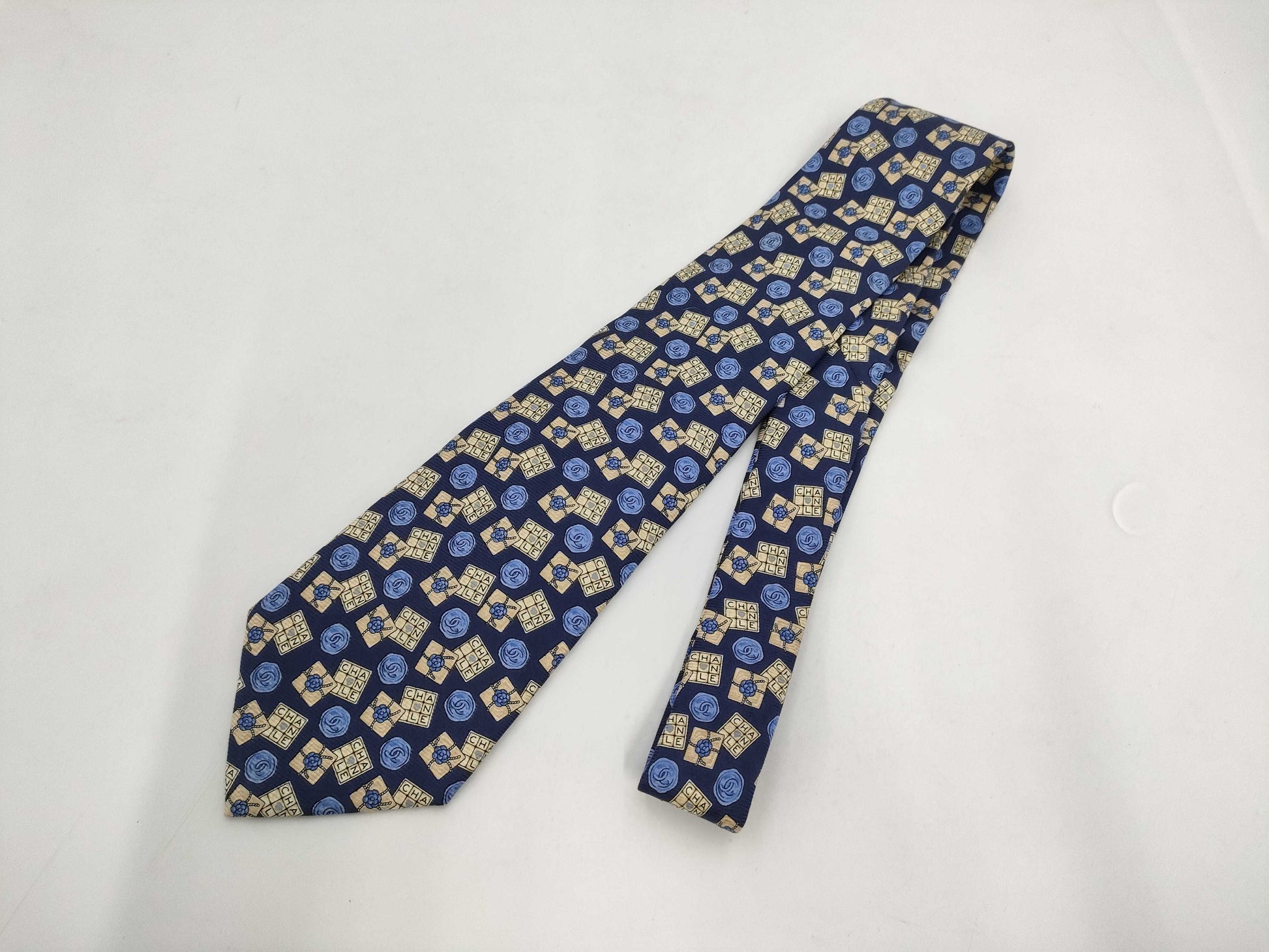 CHANEL CHANEL Tie Navy Other Accessories