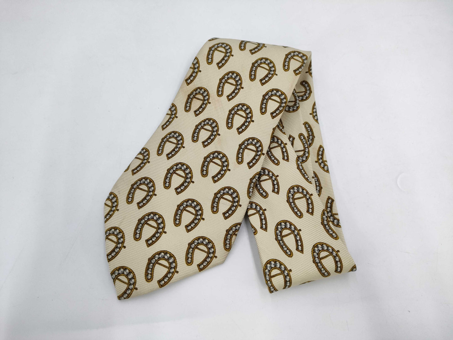 CHANEL CHANEL Tie Yellow Beige Other Accessories