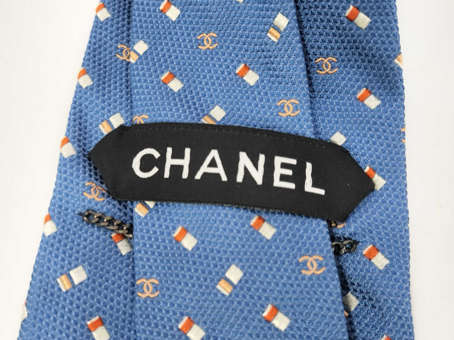 CHANEL CHANEL Tie Blue Other Accessories