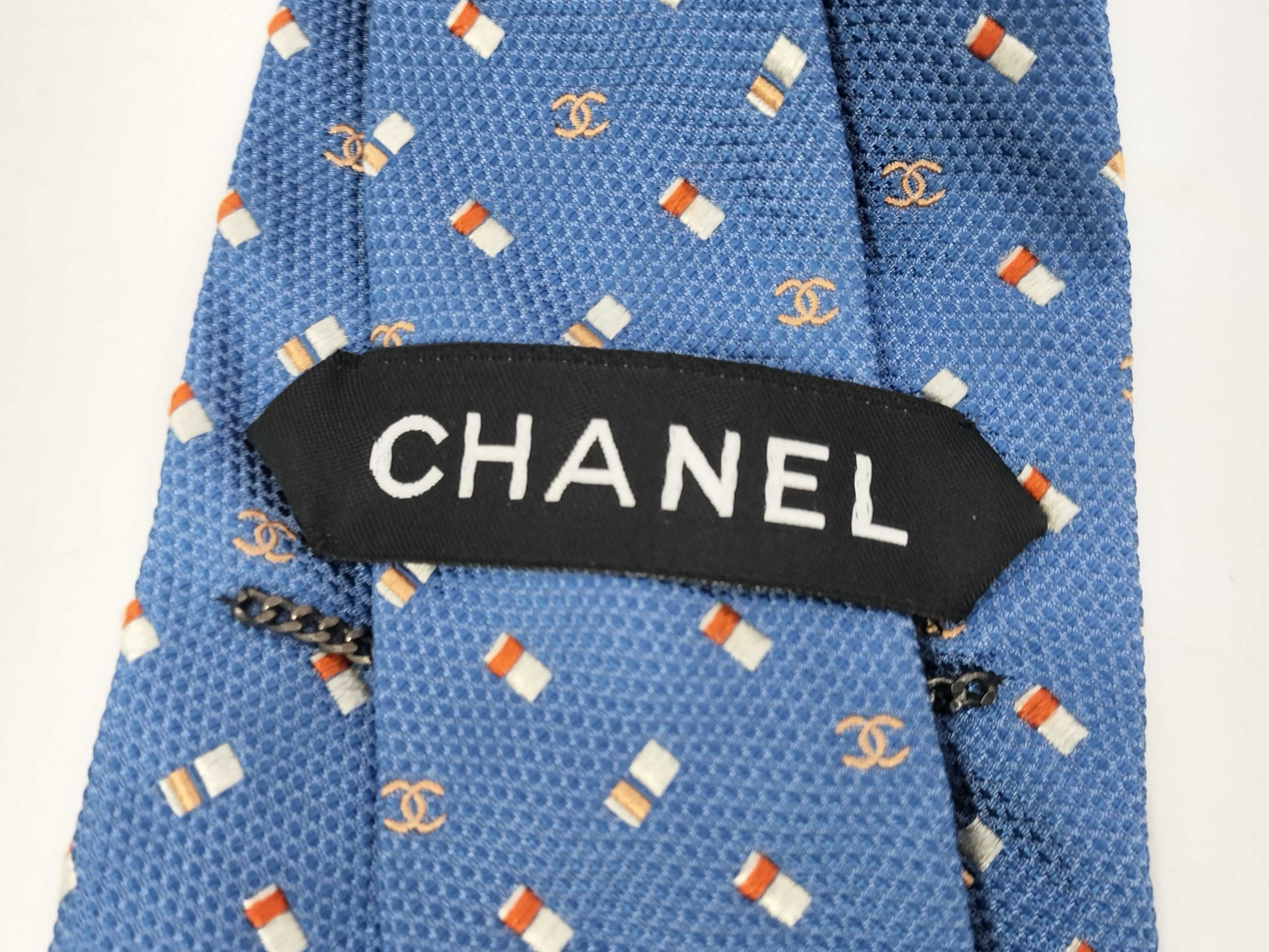 CHANEL CHANEL Tie Blue Other Accessories