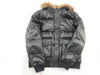 dunhill dunhill leather down jacket black jacket