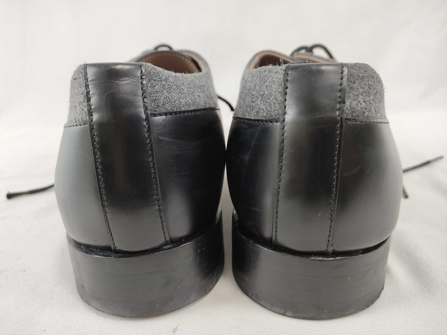 MANOLO BLAHNIK Leather Shoes Black Business Shoes