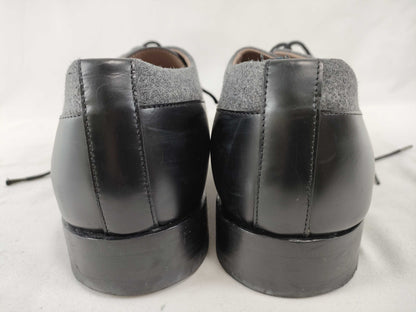 MANOLO BLAHNIK Leather Shoes Black Business Shoes