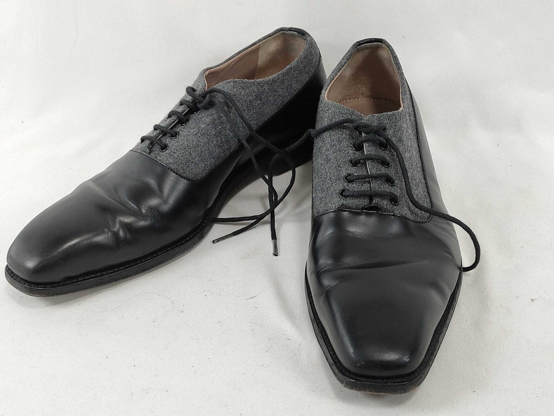 MANOLO BLAHNIK Leather Shoes Black Business Shoes