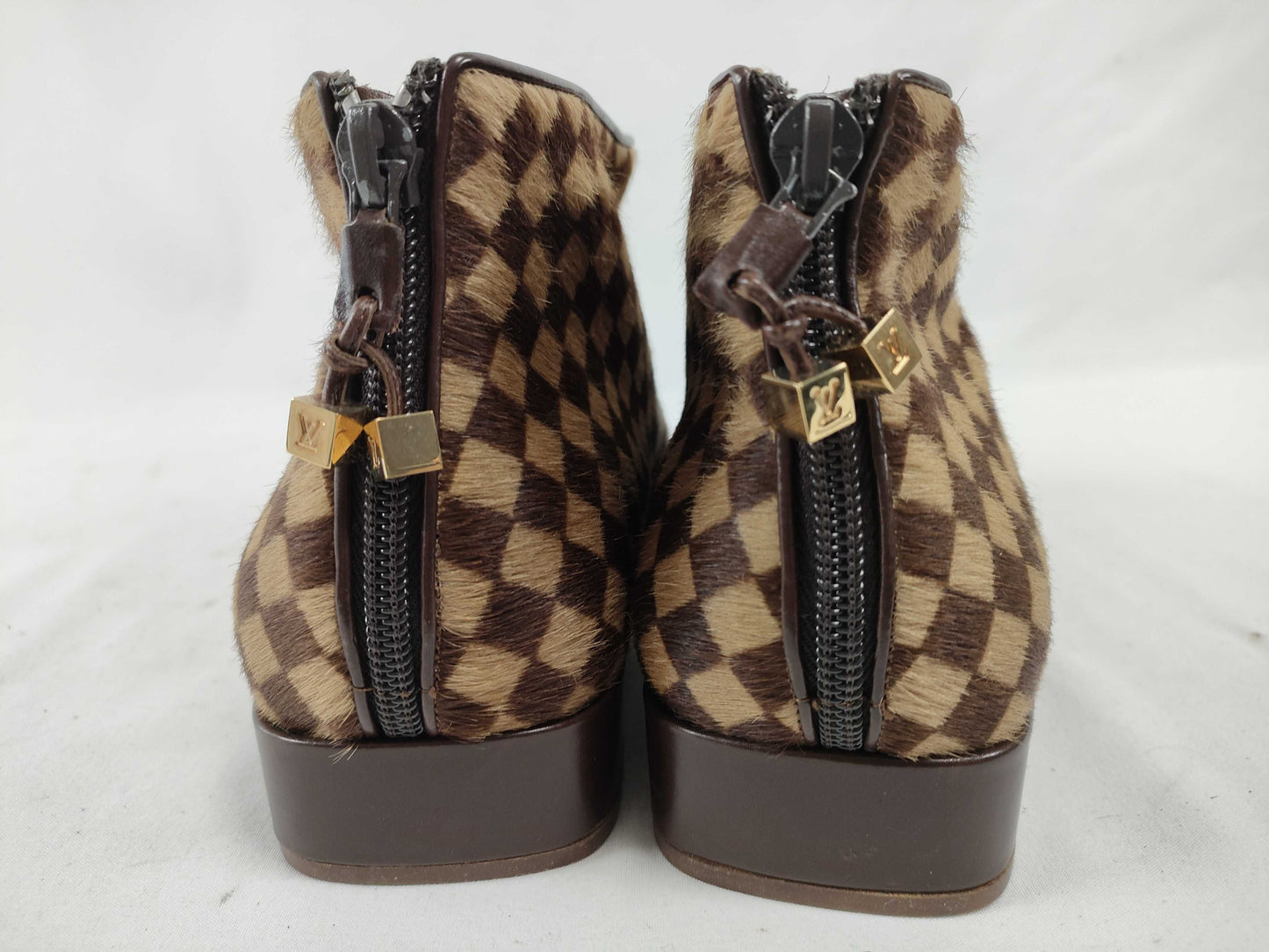 LOUIS VUITTON Damier Louis Vuitton Boots Brown Other Shoes