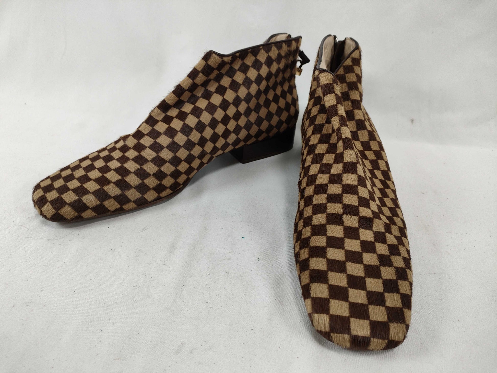 LOUIS VUITTON Damier Louis Vuitton Boots Brown Other Shoes