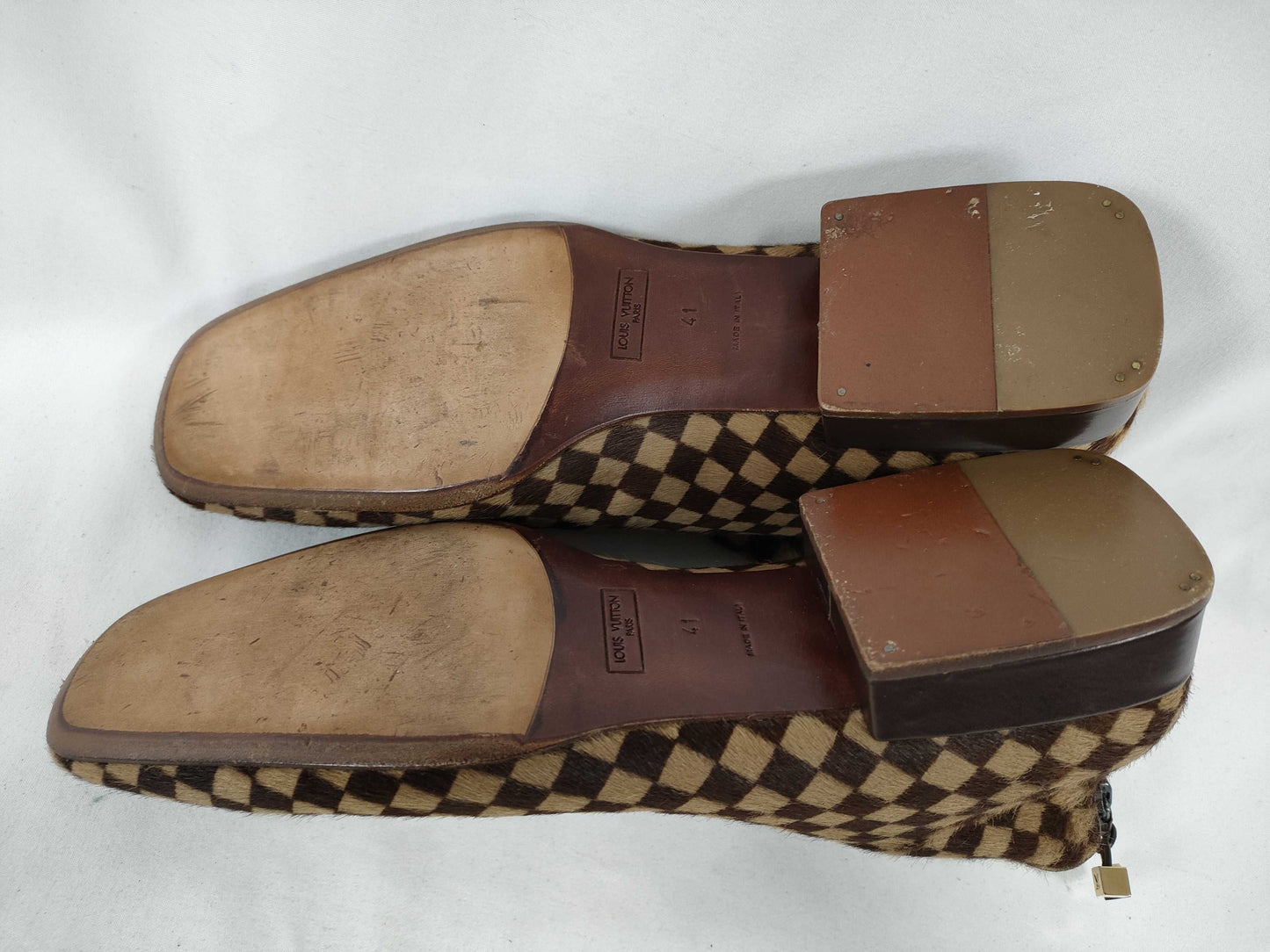 LOUIS VUITTON Damier Louis Vuitton Boots Brown Other Shoes