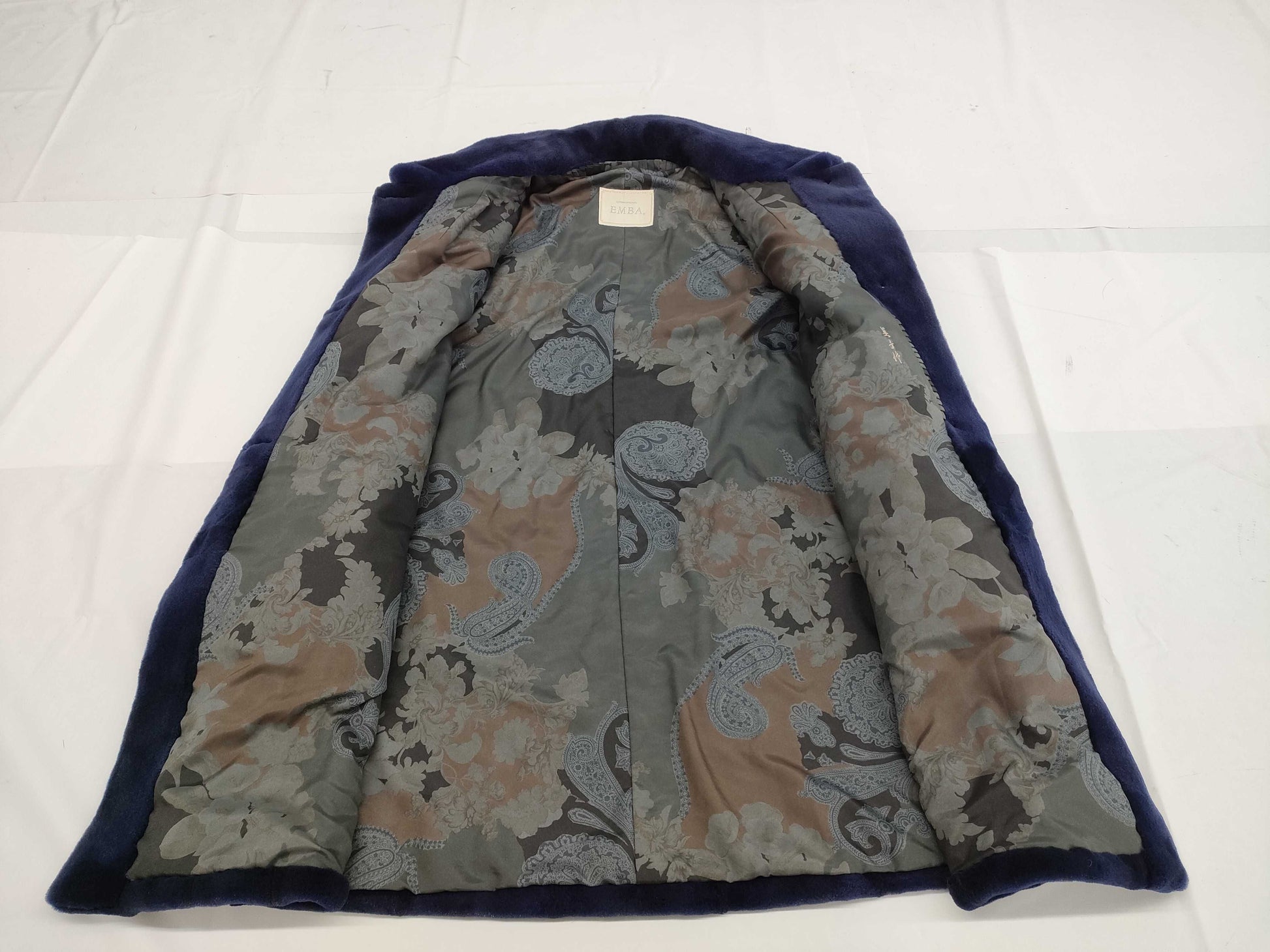 EMBA Shared Mink Coat Navy Coat