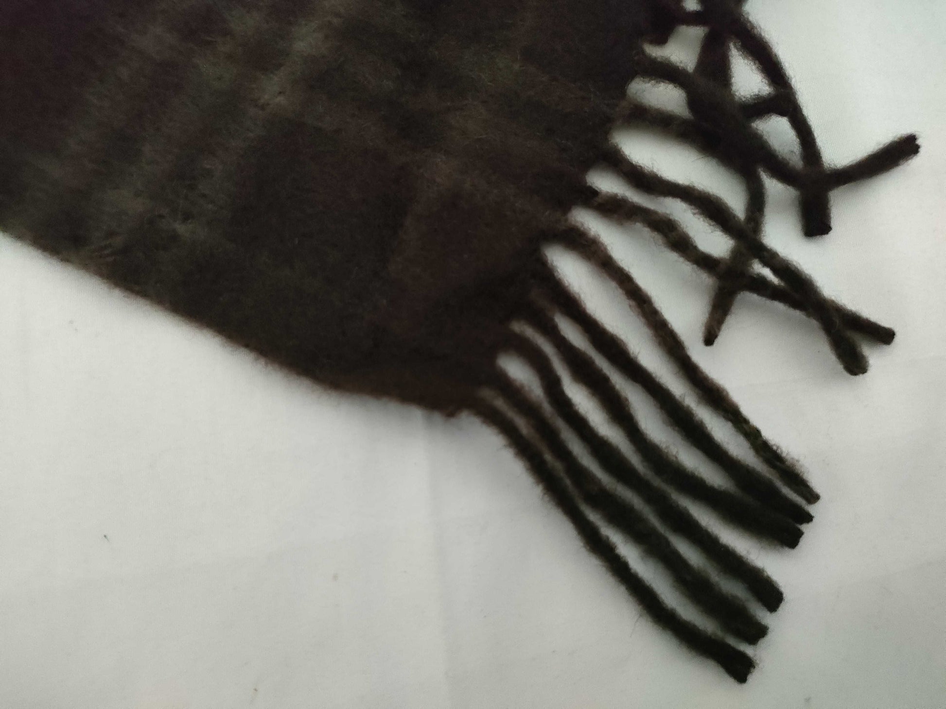 BURBERRY New BURBERRY 100% Cashmere Muffler Dark Brown Other Accessories