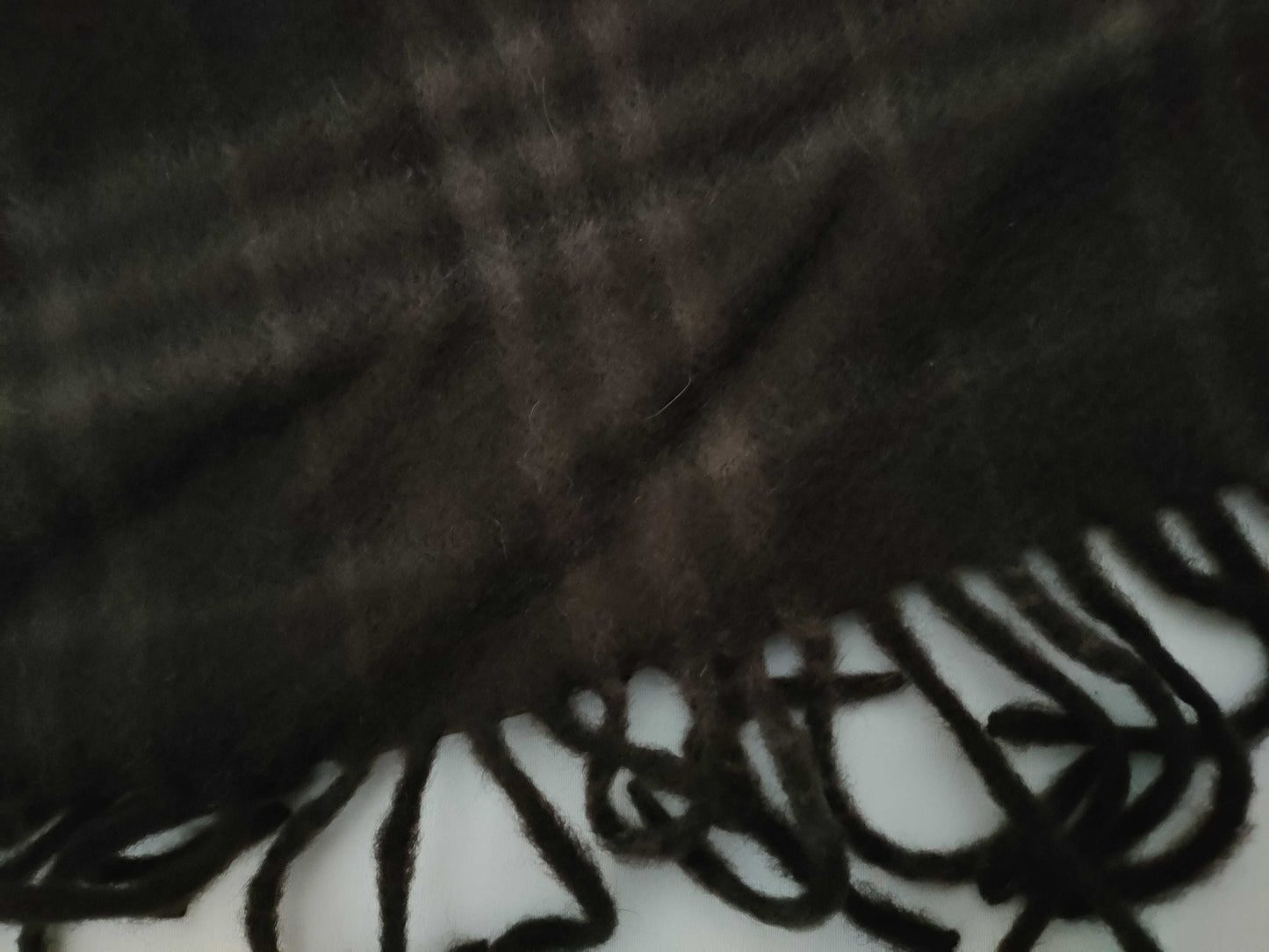 BURBERRY New BURBERRY 100% Cashmere Muffler Dark Brown Other Accessories