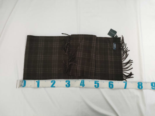BURBERRY New BURBERRY 100% Cashmere Muffler Dark Brown Other Accessories