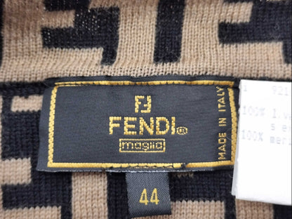 FENDI Zucca Pattern FENDI Knit Skirt Beige Skirt
