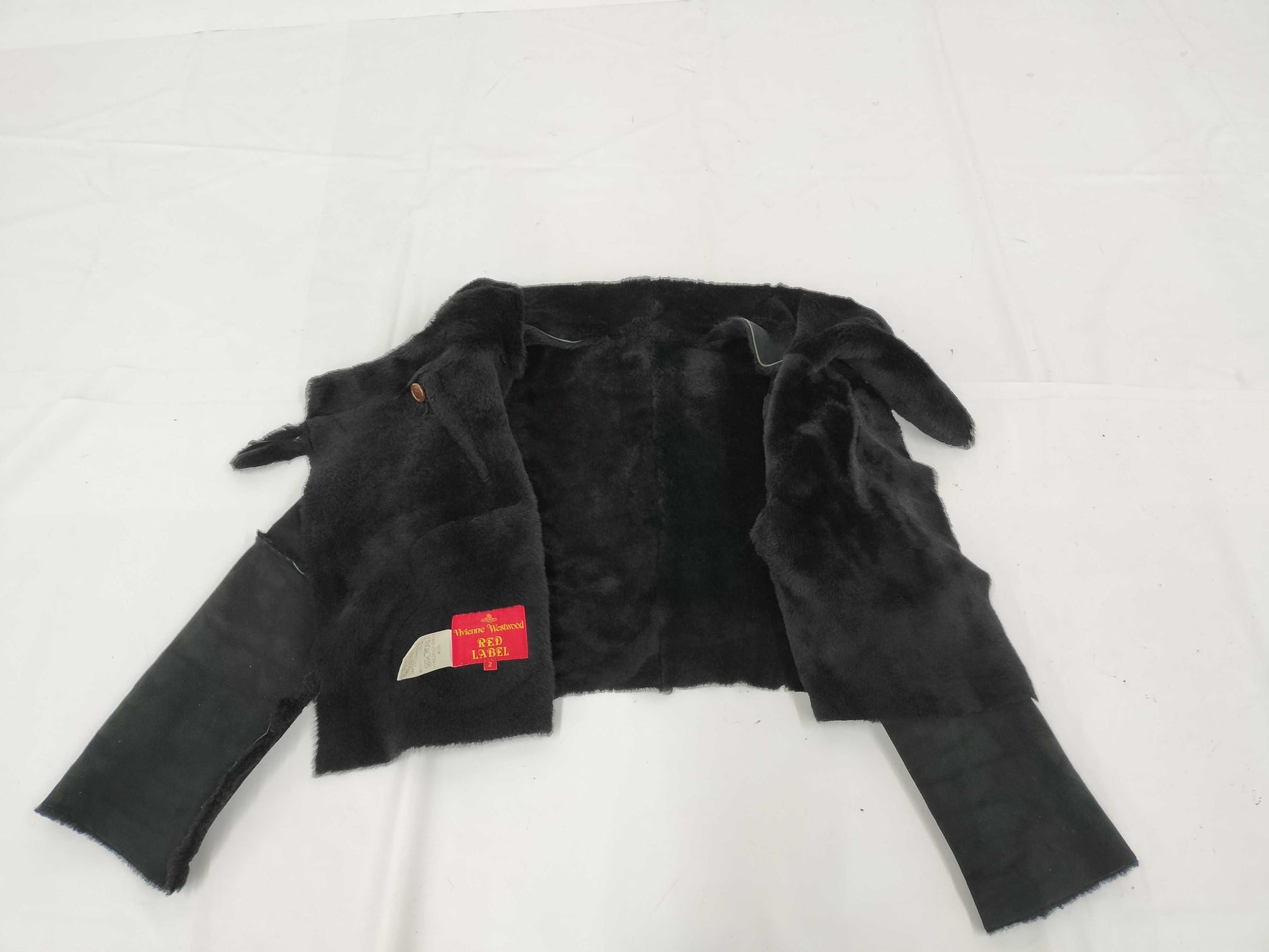 Vivienne Westwood Vivienne Fur Coat Black Jacket