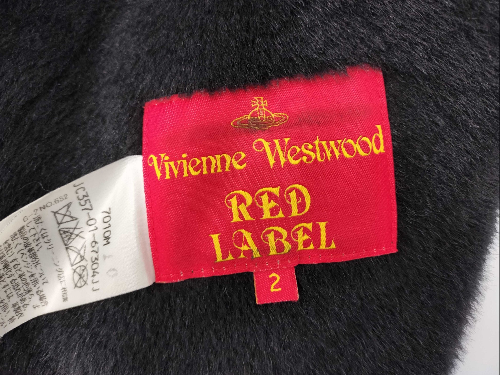 Vivienne Westwood Vivienne Fur Coat Black Jacket