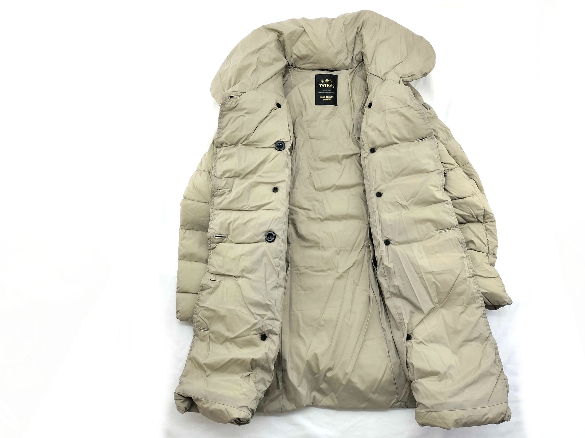 Tatras Long Down Jacket Beige Coat