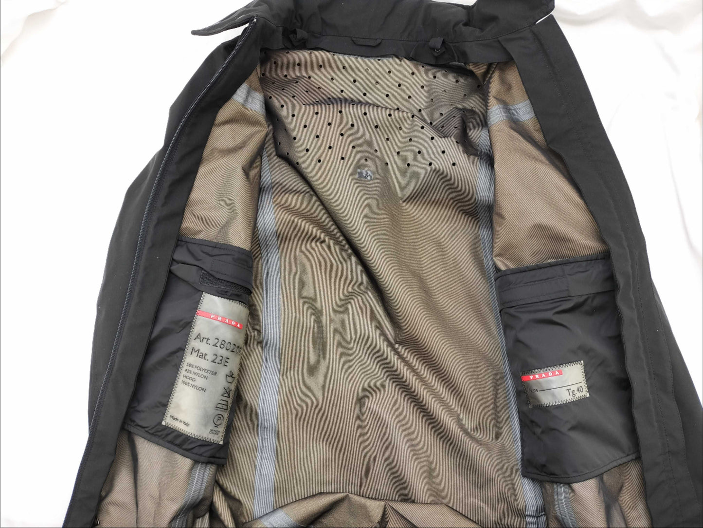 PRADA PRADA Sport Down Jacket Black Jacket