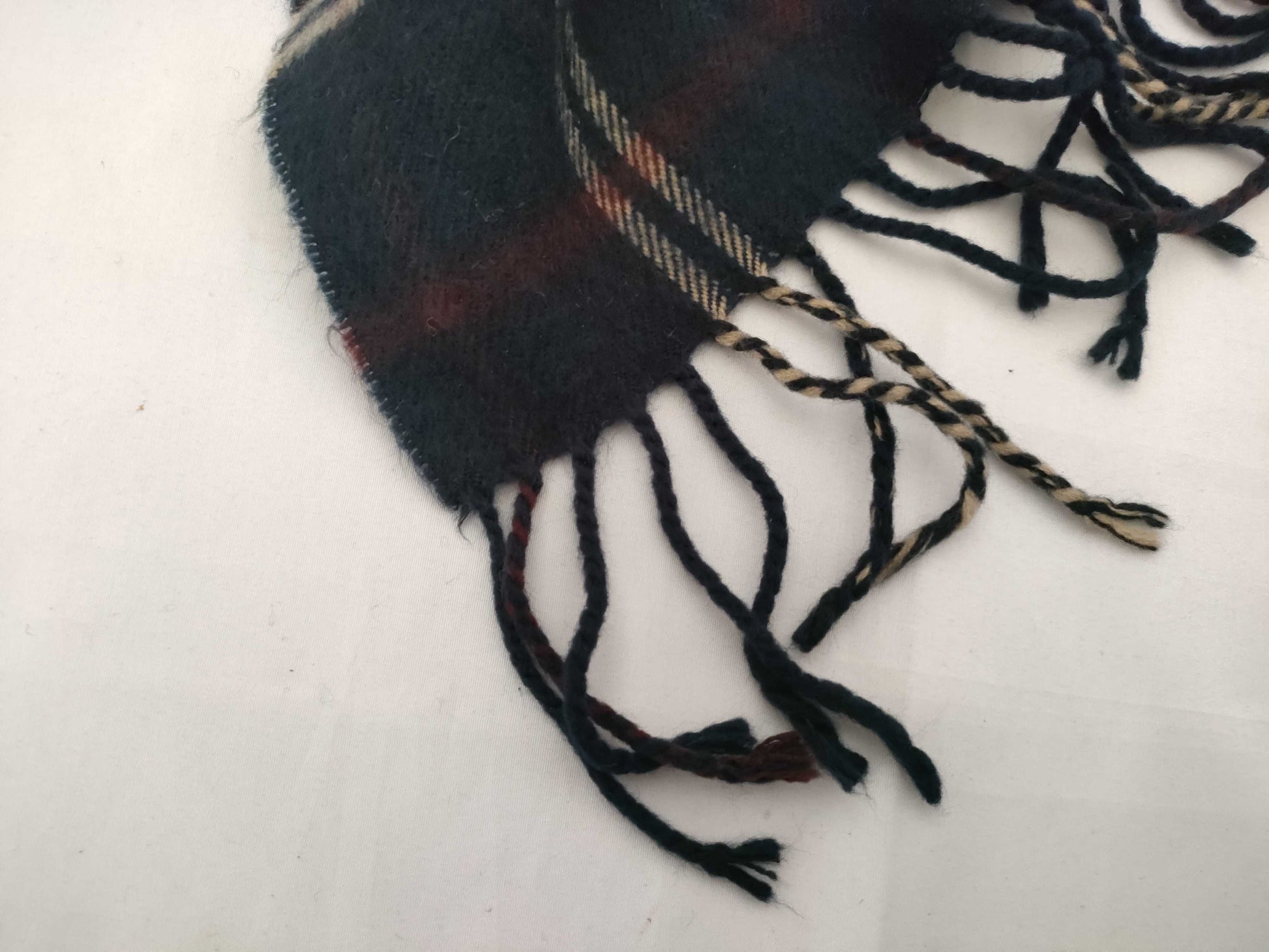 BURBERRY BURBERRY Nova Check 100% Cashmere Muffler Navy Other Accessories