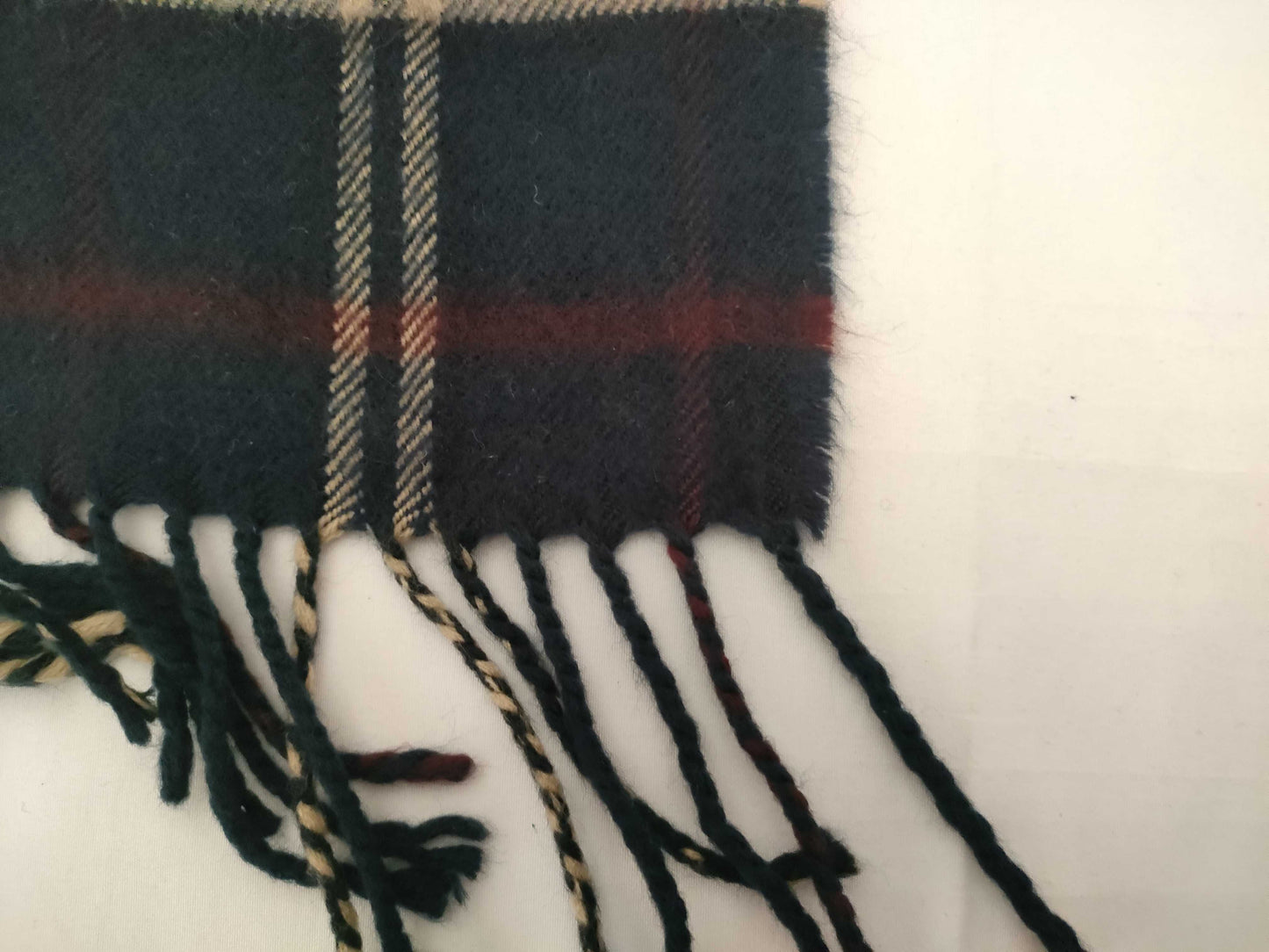 BURBERRY BURBERRY Nova Check 100% Cashmere Muffler Navy Other Accessories