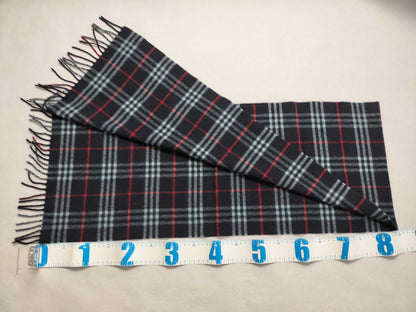 BURBERRY BURBERRY Novacheck 100% Cashmere Muffler Navy Muffler