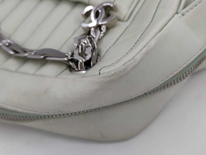 CHANEL Lambskin Chain Bag Tote Bag