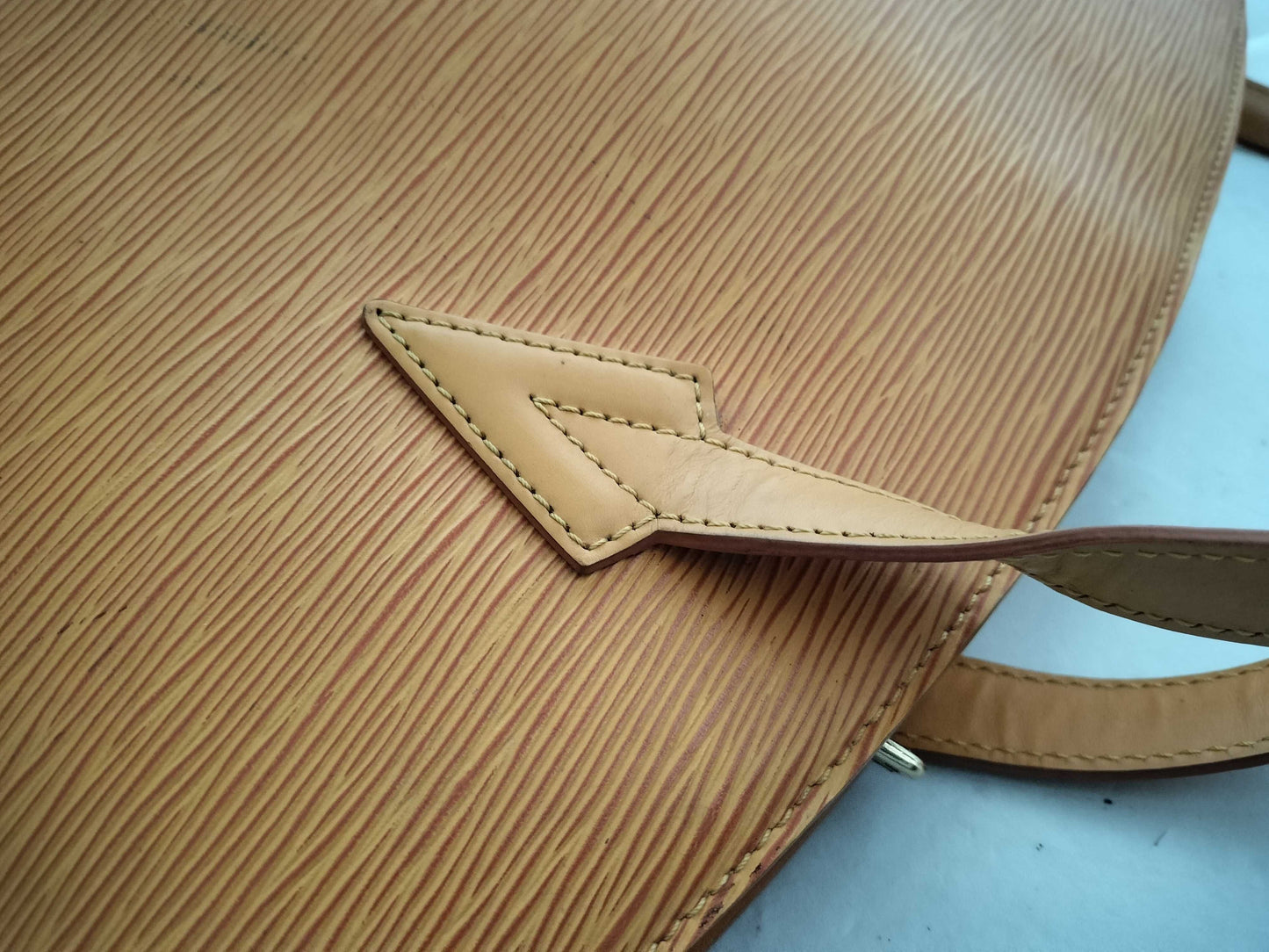 LOUIS VUITTON Epi LV Tote Bag Sunjack M52279 Epi Yellow Shoulder Bag