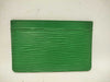 LOUIS VUITTON Epi LV Card Case Porto Cart Sampur M60325 Epi Green Card Case, Pass Case, Business Card Holder