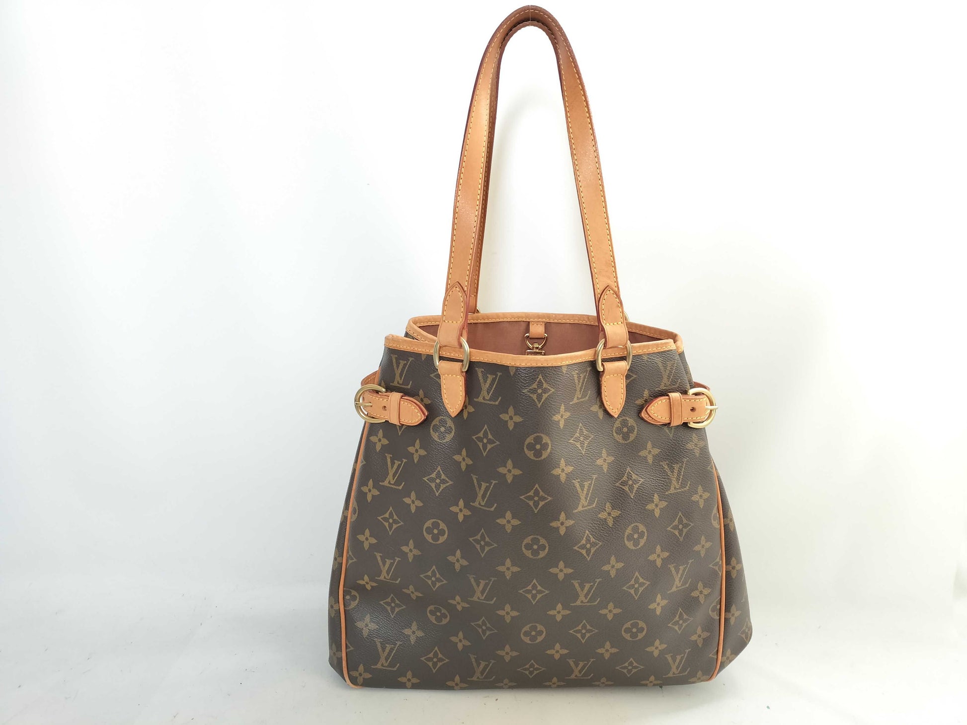LOUIS VUITTON Monogram LV Tote Bag Batignol Vertical Monogram Tote Bag