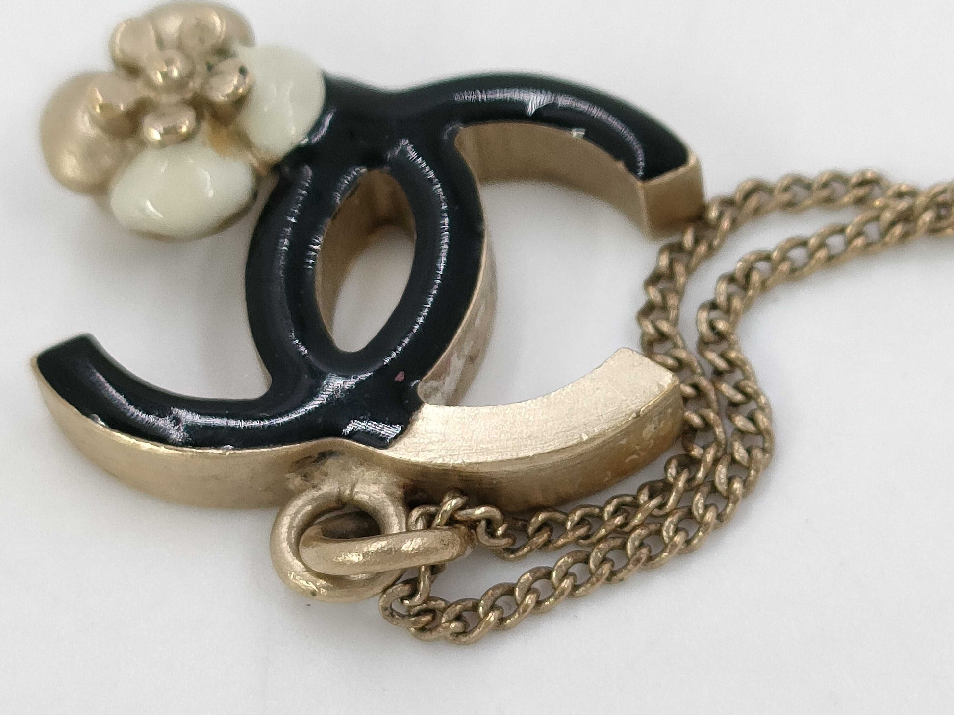 CHANEL CHANEL Necklace Cocomarck Camellia B10A Necklace