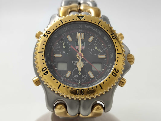 TAG Heuer S25.206M K13396 Grey Dial Quartz Current Men's Watch