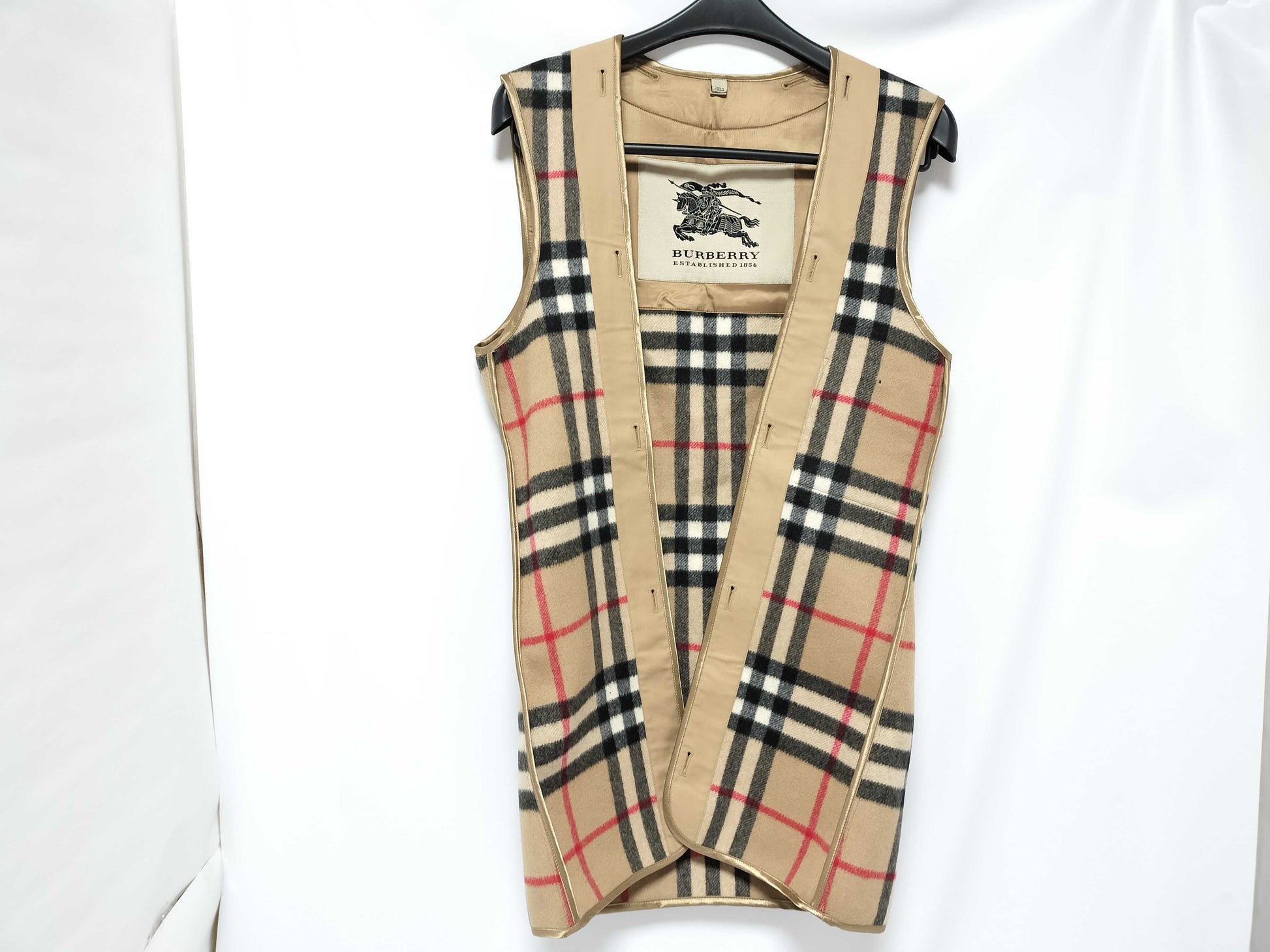 BURBERRY Check Vest Other Apparel