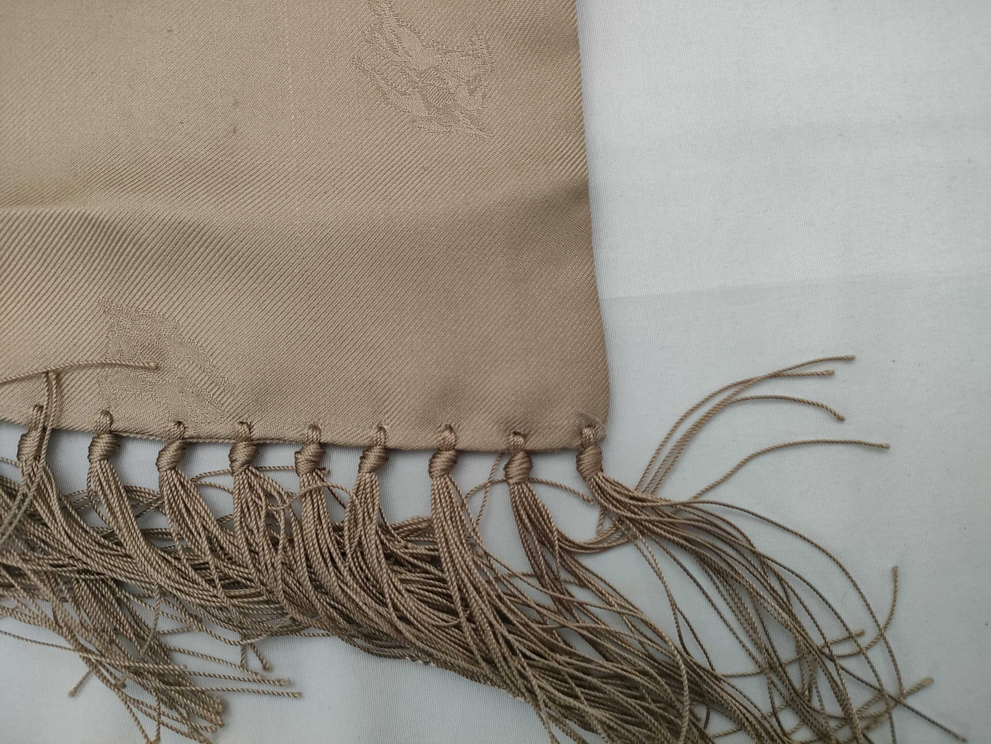 BURBERRY Scarf Plaid Fringe Other Accessories