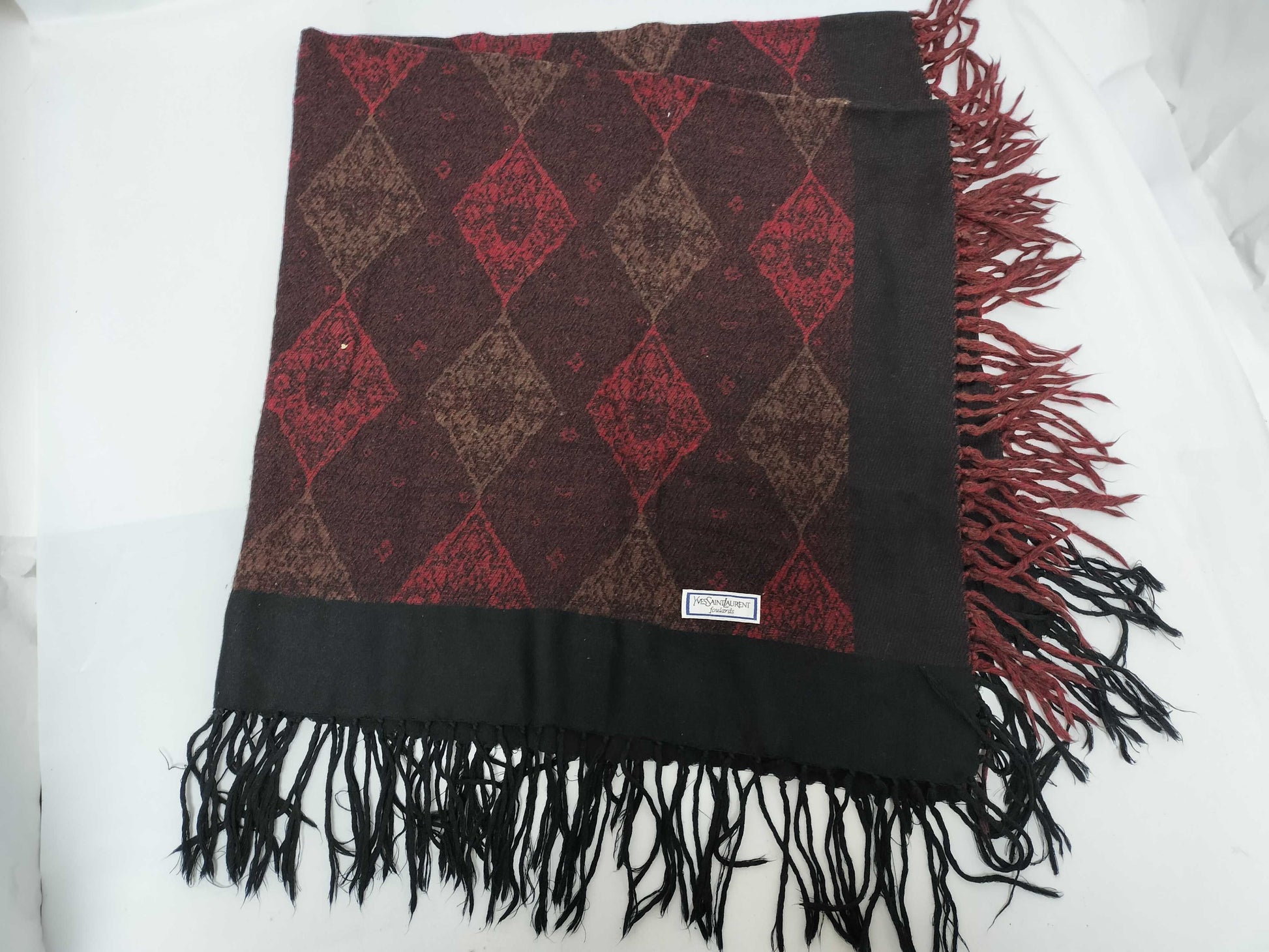 Yves Saint Laurent Stole Wool Knee Rest Other Accessories