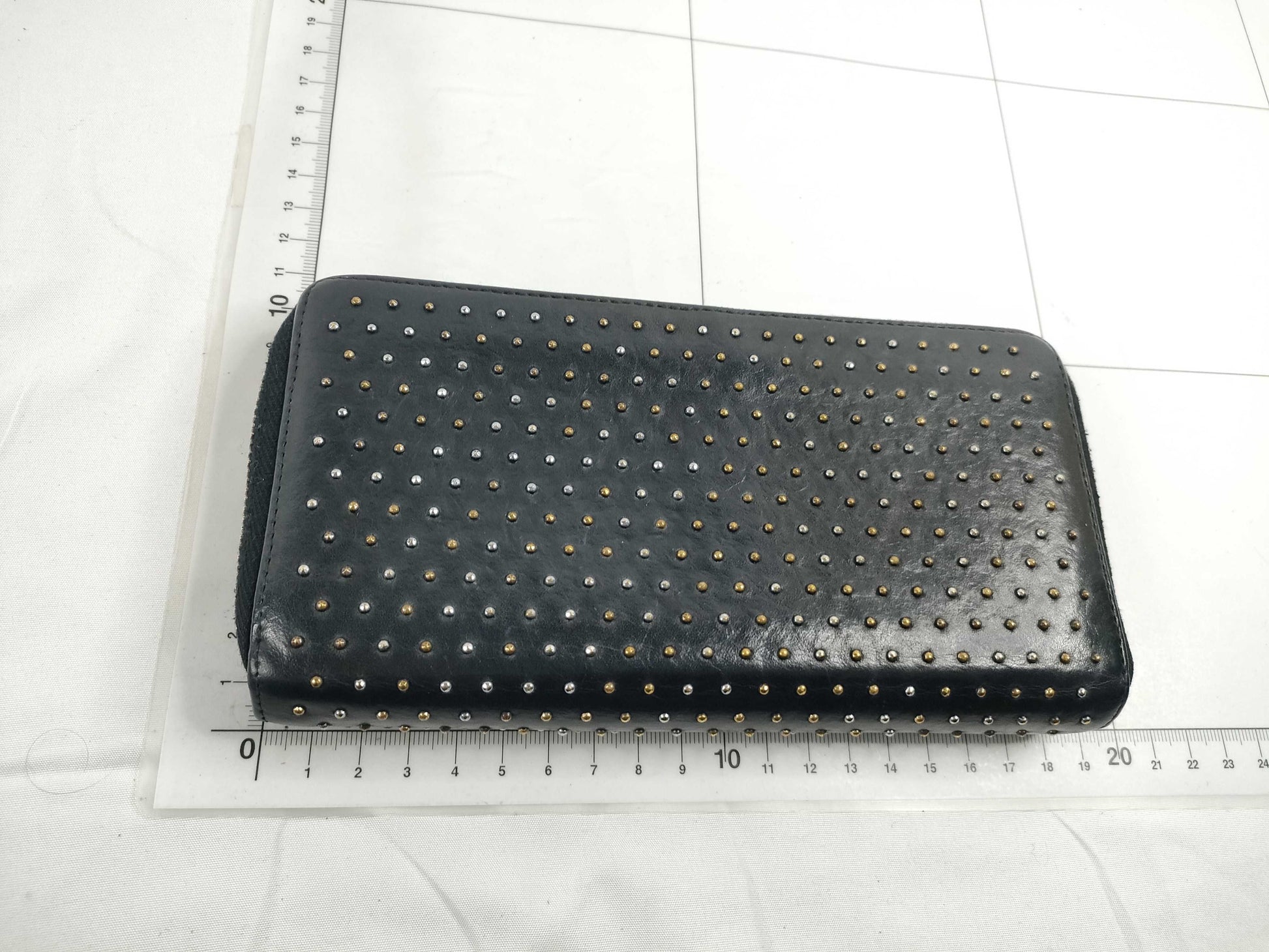 Yves Saint Laurent Studded Long Wallet Wallet