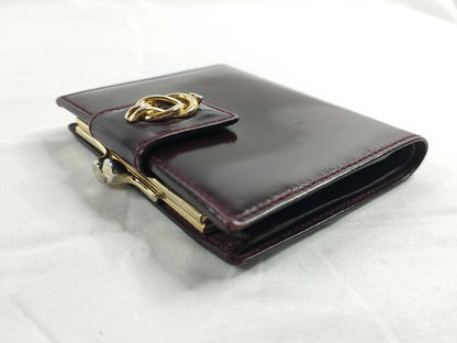 GUCCI Gucci Leather Folding Wallet Wallet