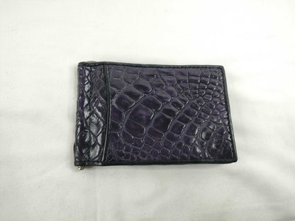 Crocodile Folding Wallet Money Clip Wallet