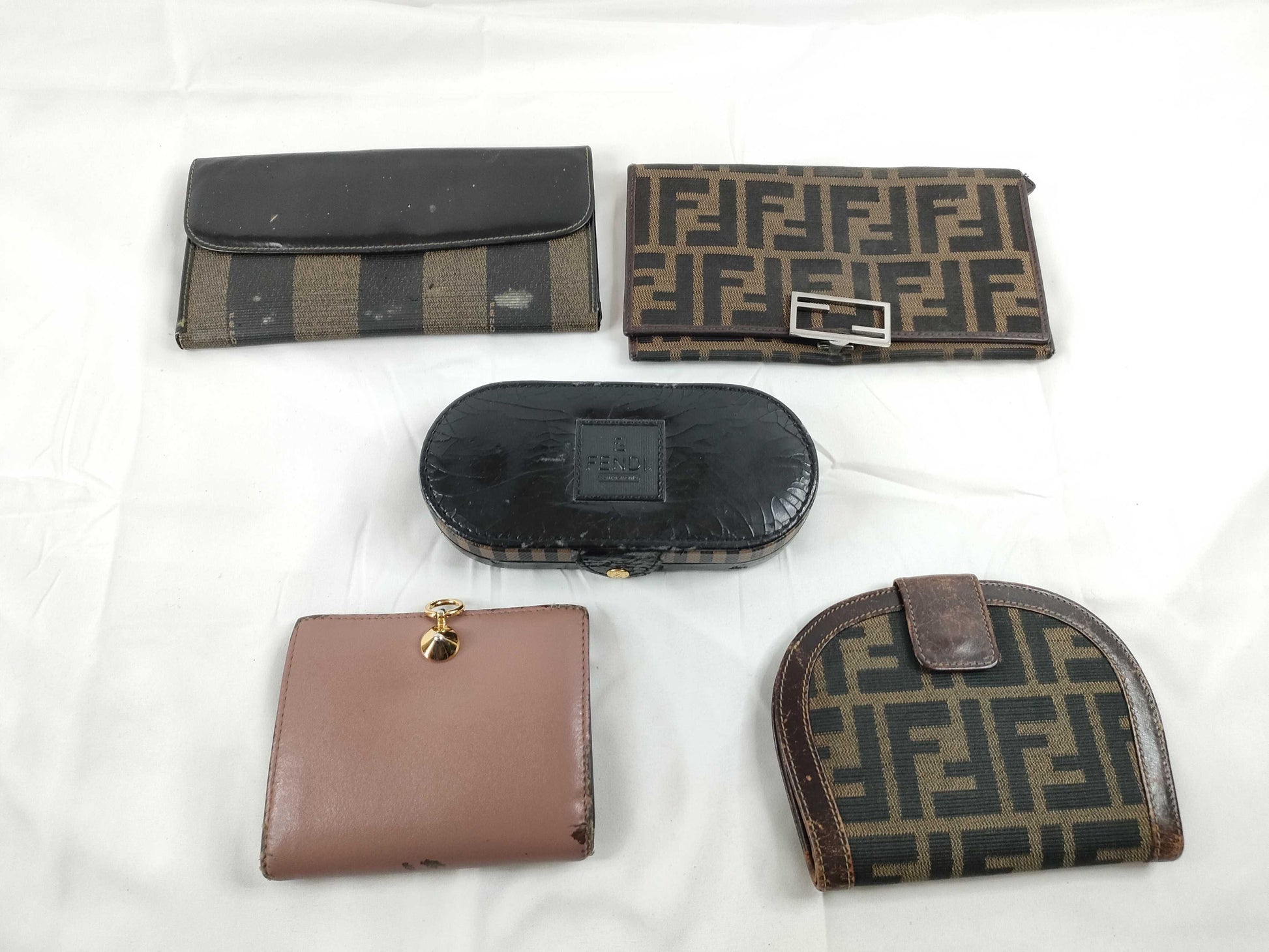 FENDI Zucca Pattern Fendi Zucca FF Wallet 5 Pieces Wallet