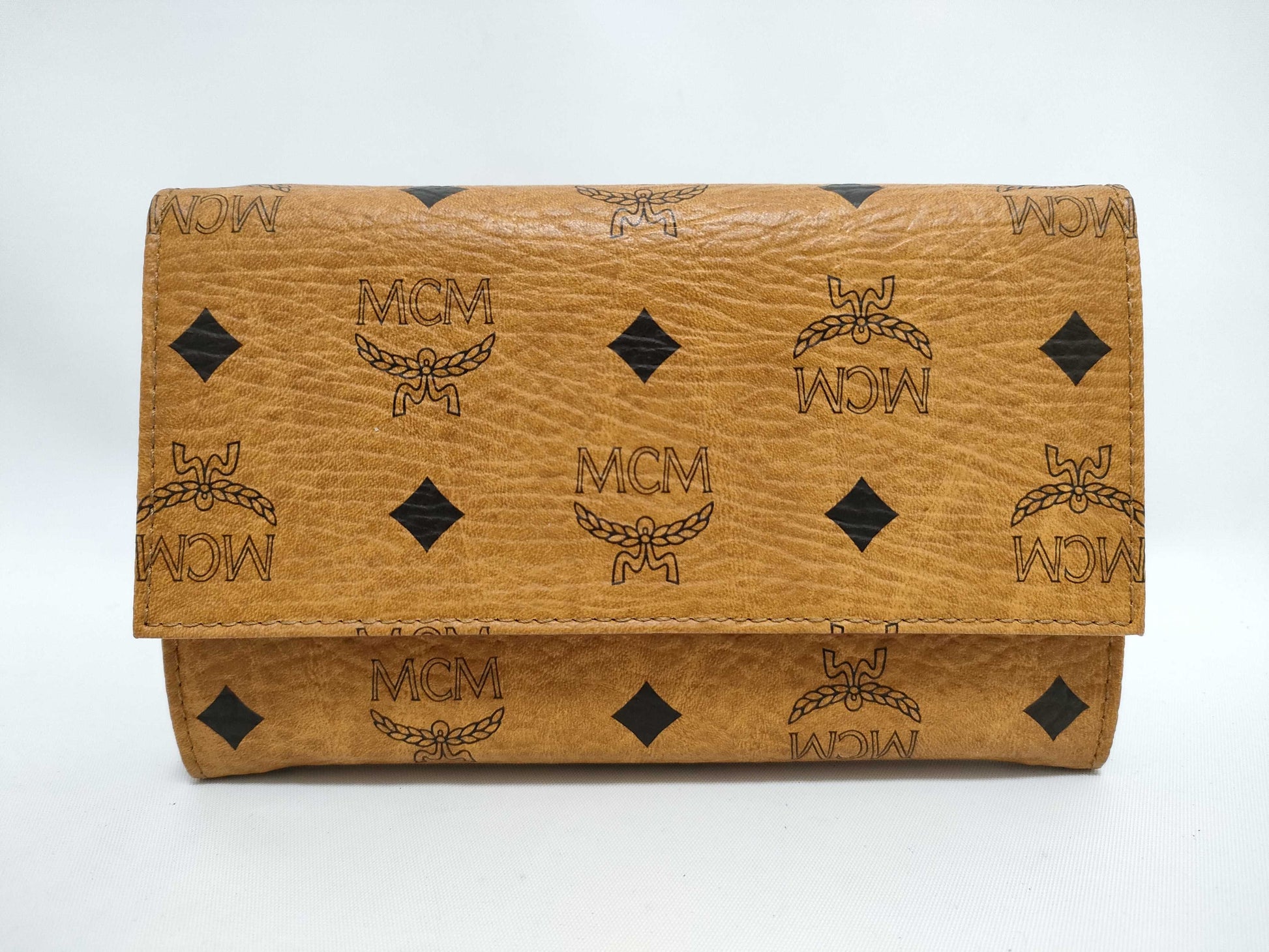 MCM MCM Leather Monogram Long Wallet Wallet