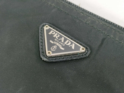 PRADA Nylon Black Pouch Pouch