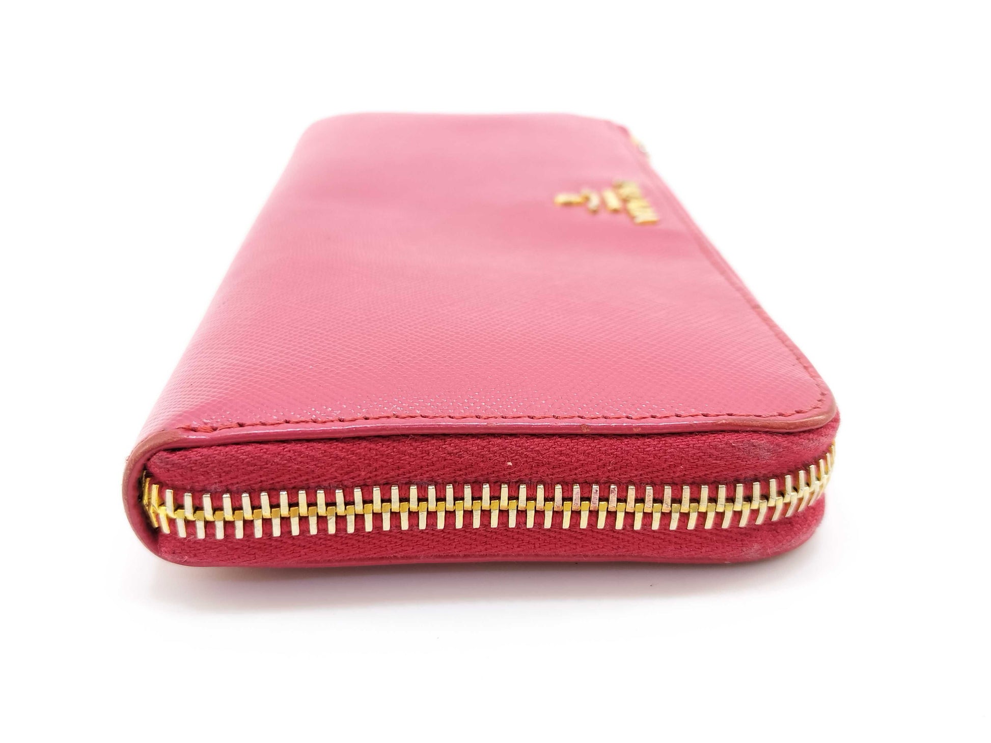 PRADA Saffiano Leather Long Wallet Wallet