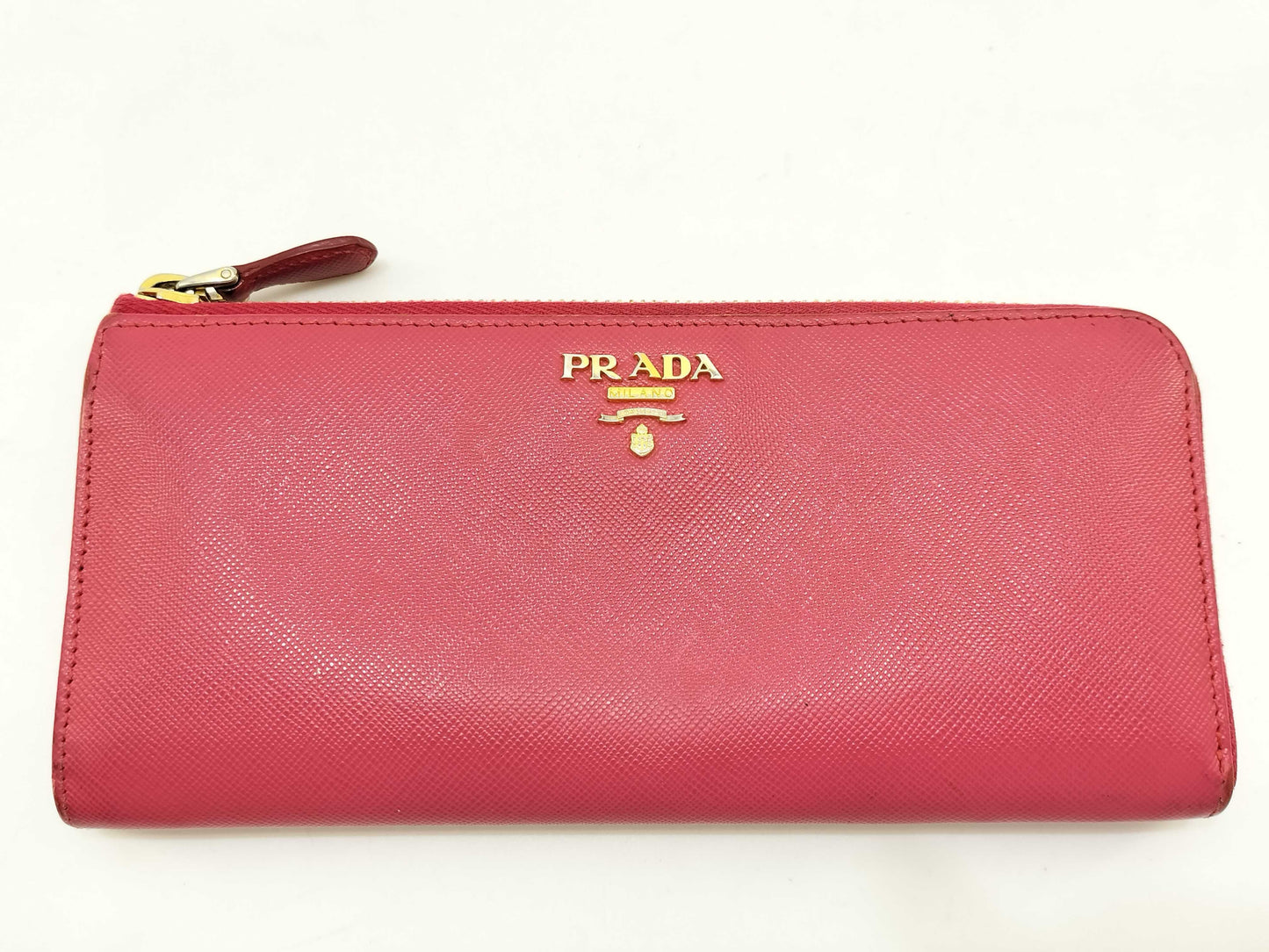PRADA Saffiano Leather Long Wallet Wallet
