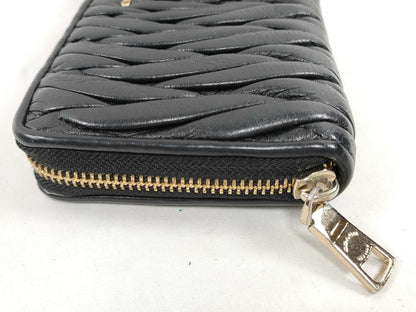 COACH Matellase Leather Long Wallet Wallet