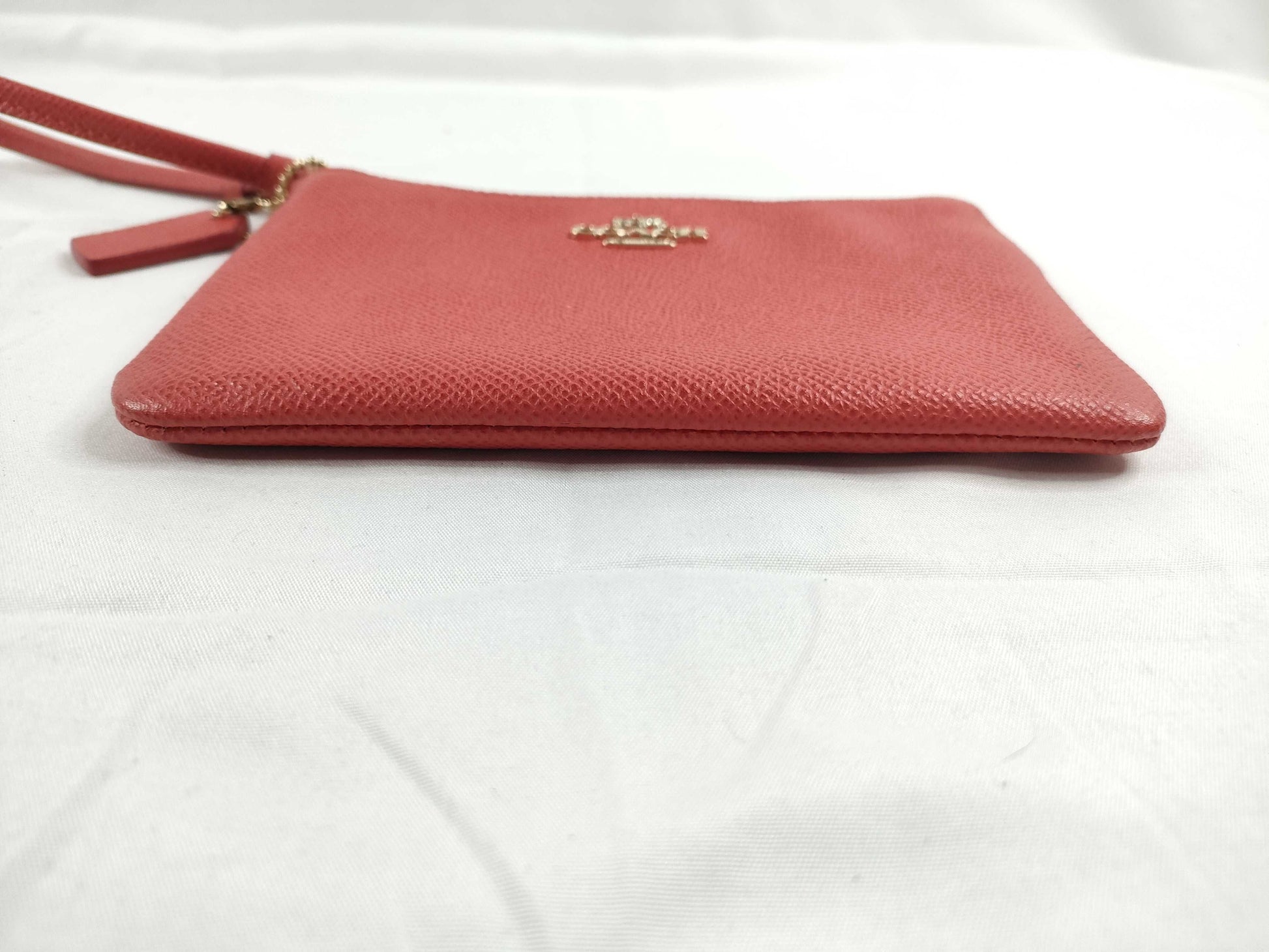 COACH Leather Ristretto Pouch