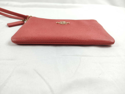 COACH Leather Ristretto Pouch