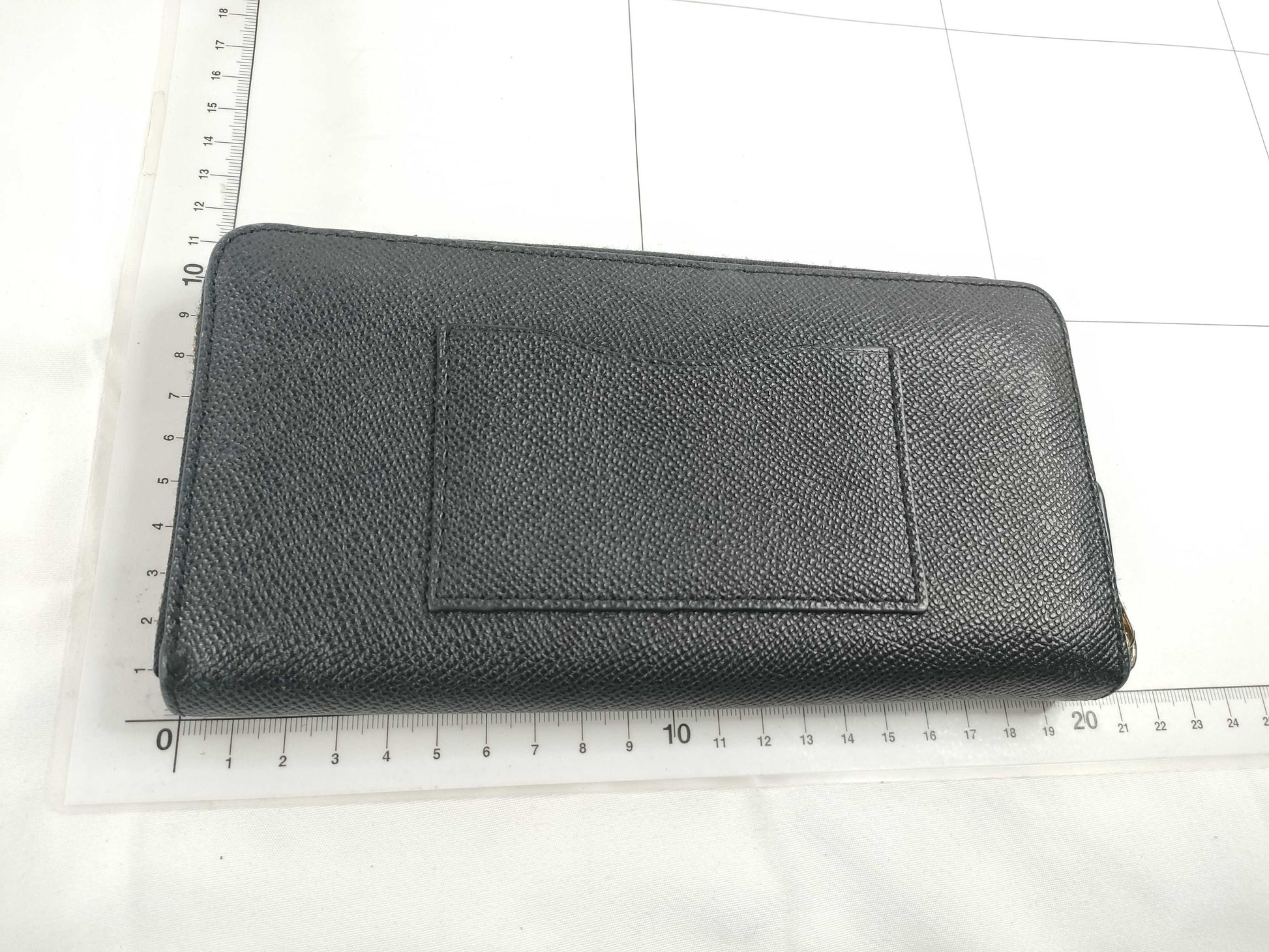 COACH Leather Round Zipper Long Wallet Wallet