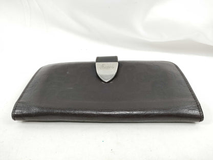 GUCCI Gucci Leather Long Wallet Wallet