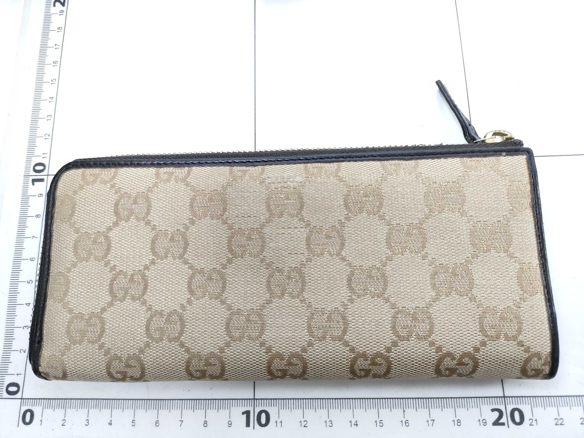 GUCCI Gucci GG Canvas Long Wallet Wallet